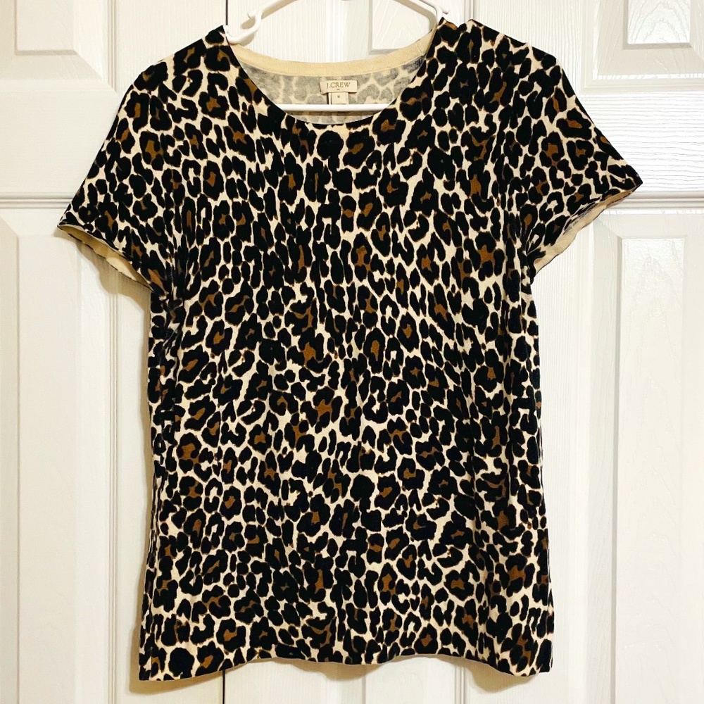 J. Crew Leopard Sweater